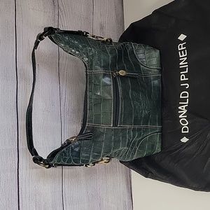 Donald J Pilner Crocodile Leather Purse